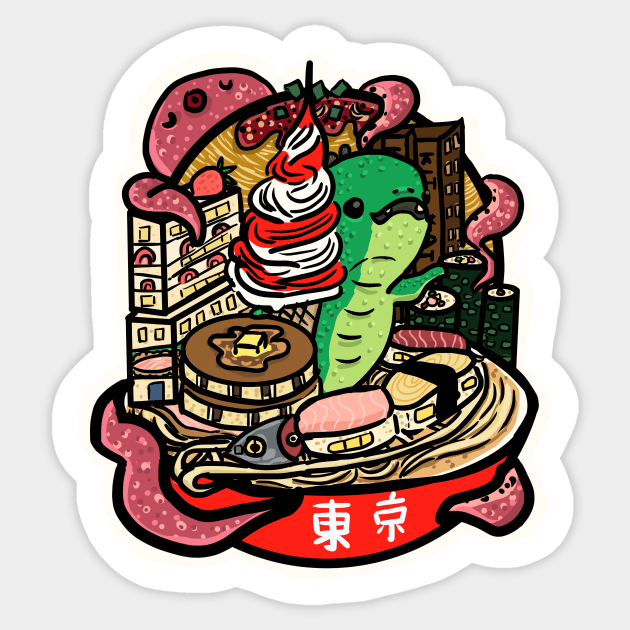 Tokyo Foodscape Sticker by Fluffymafi